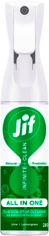 Jif Infinite Clean All-In-One Lime and Lemongrass Cleaner Spray